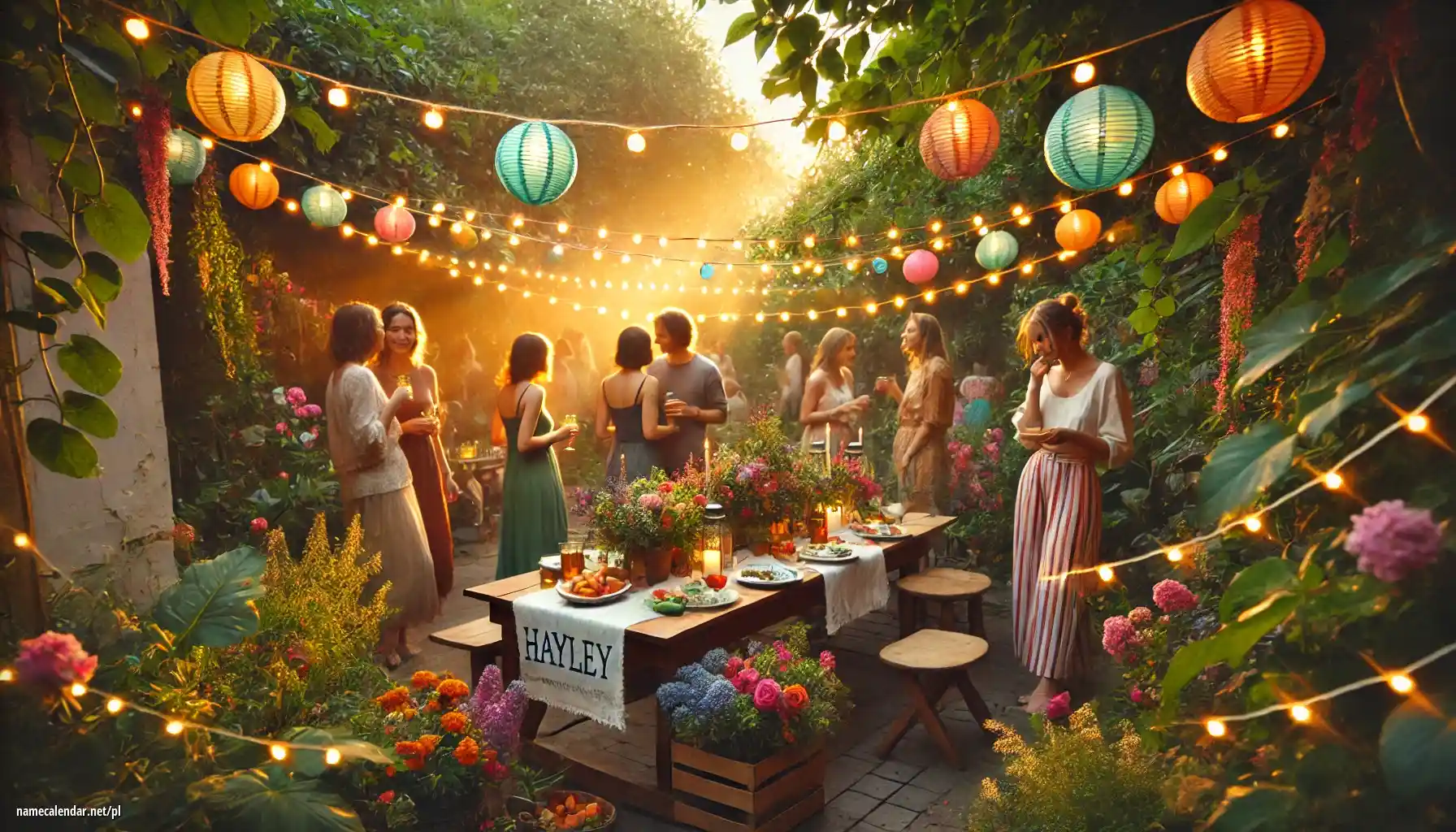 Uroczystość imieninowa i imieninowa - Hayley