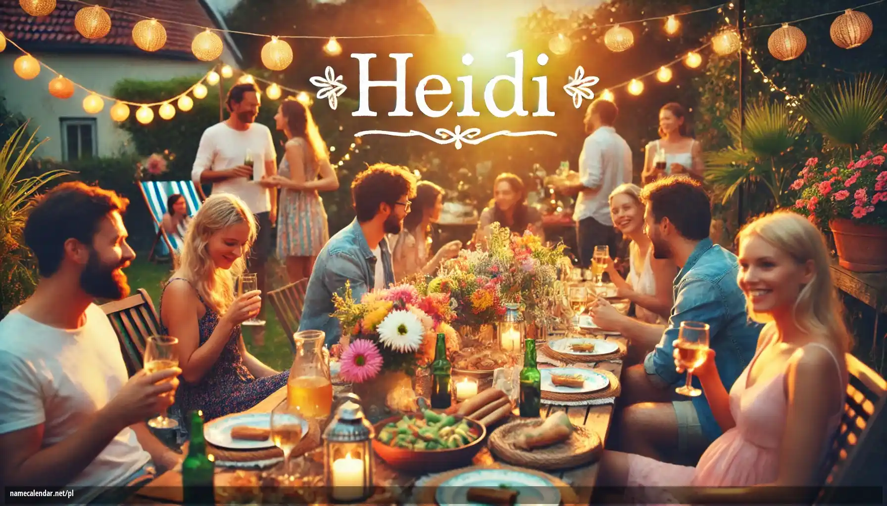 Uroczystość imieninowa i imieninowa - Heidi