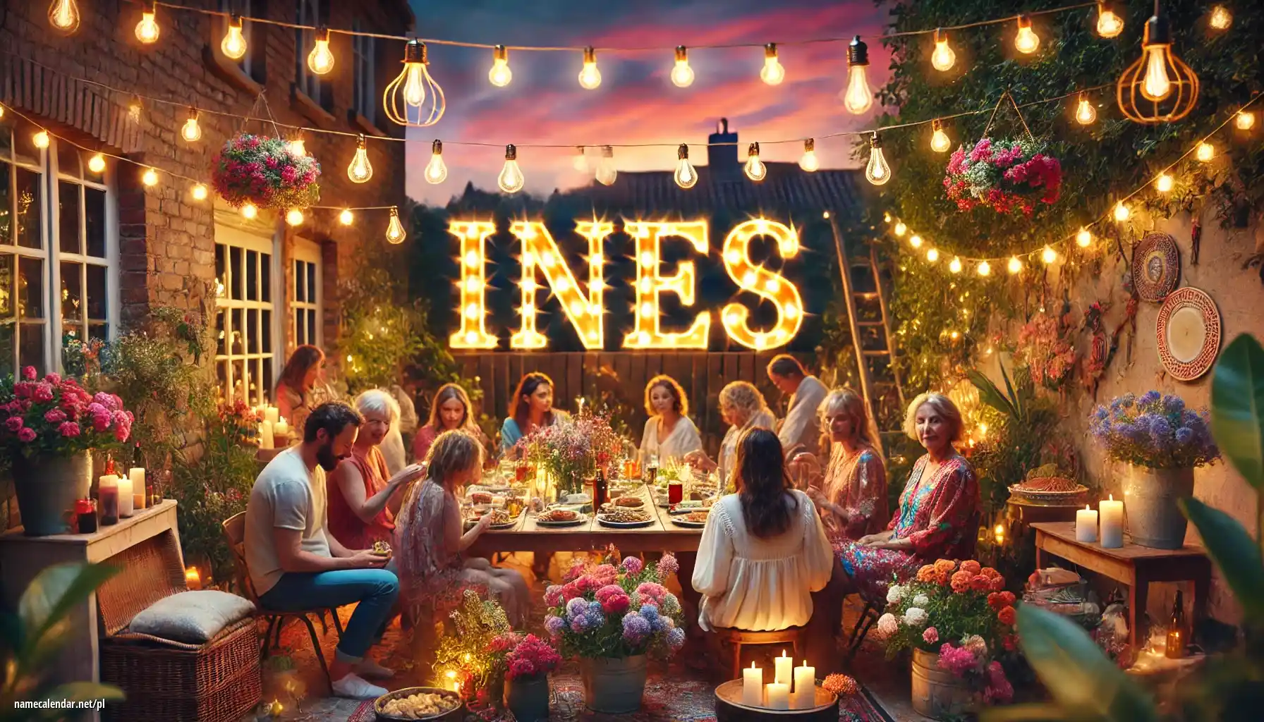 Uroczystość imieninowa i imieninowa - Inès