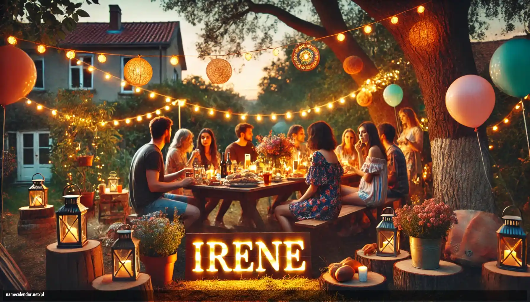 Uroczystość imieninowa i imieninowa - Irène