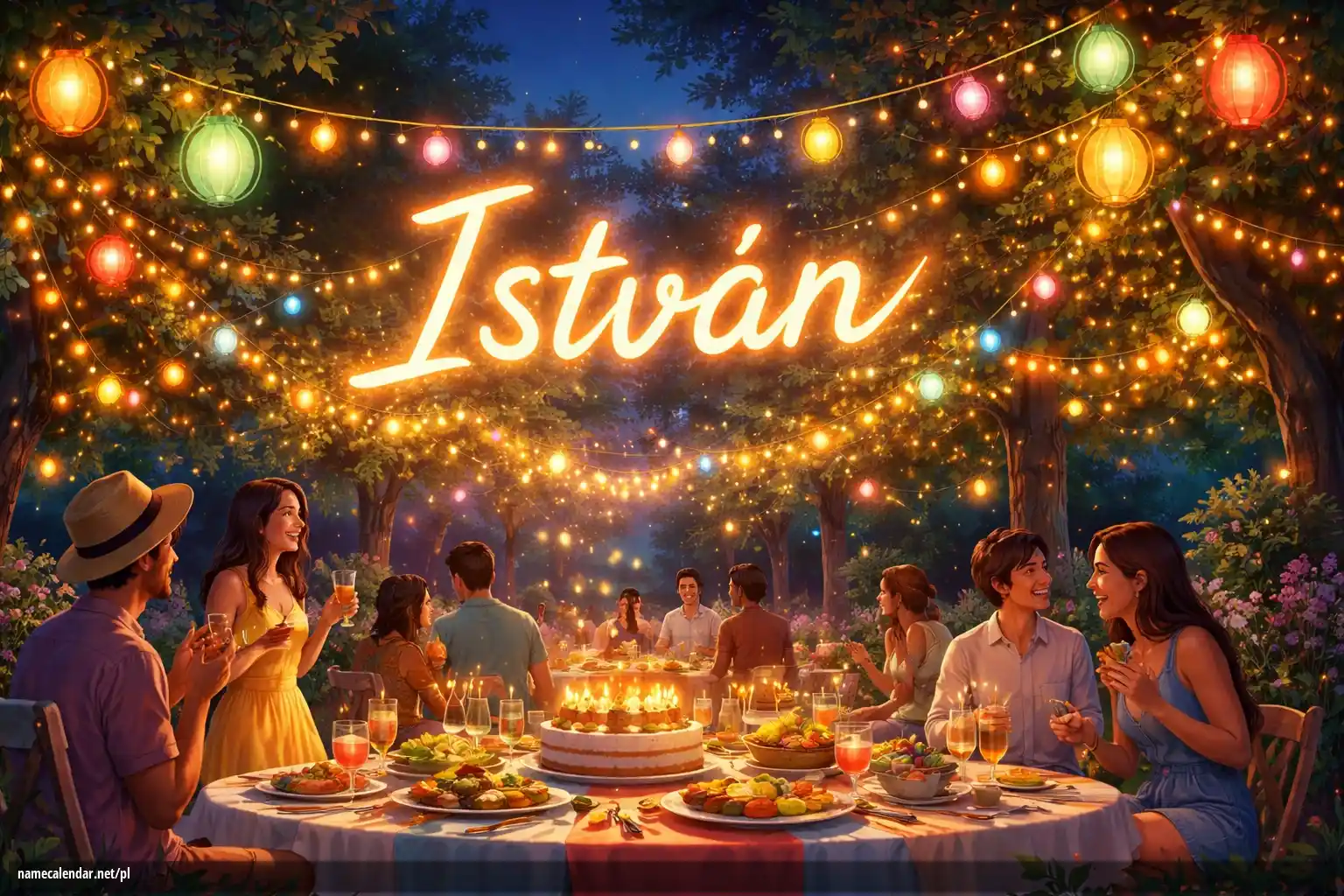 Uroczystość imieninowa i imieninowa - István