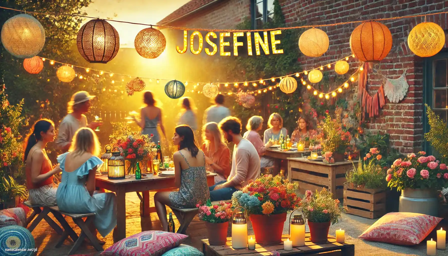 Uroczystość imieninowa i imieninowa - Josefine