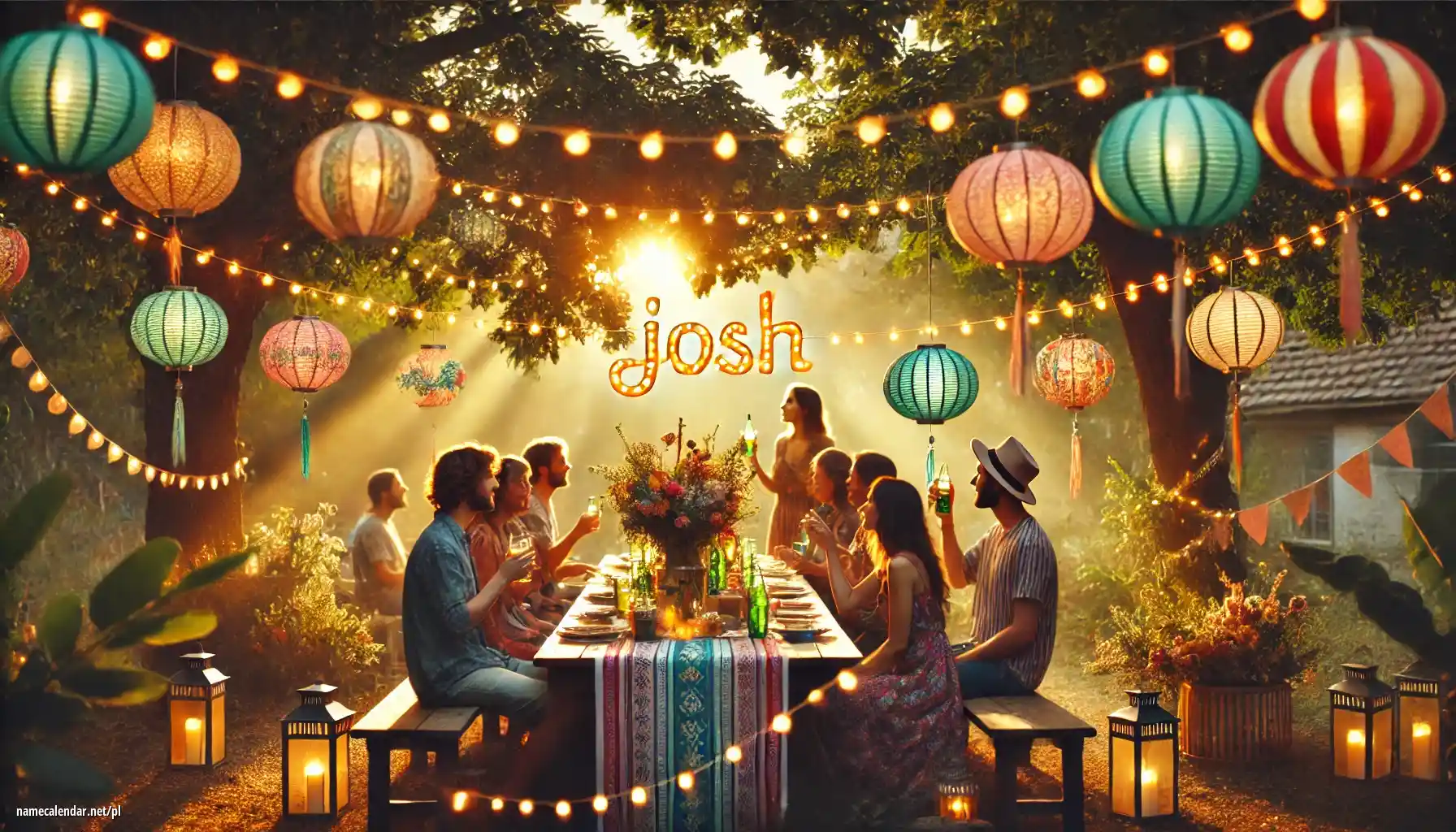 Uroczystość imieninowa i imieninowa - Josh