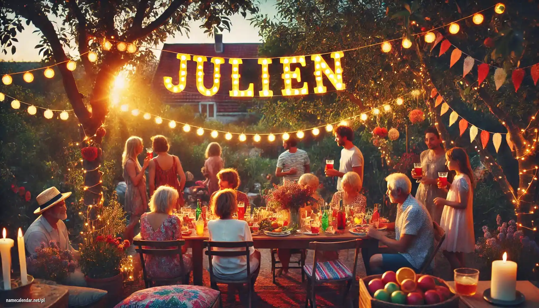 Uroczystość imieninowa i imieninowa - Julien