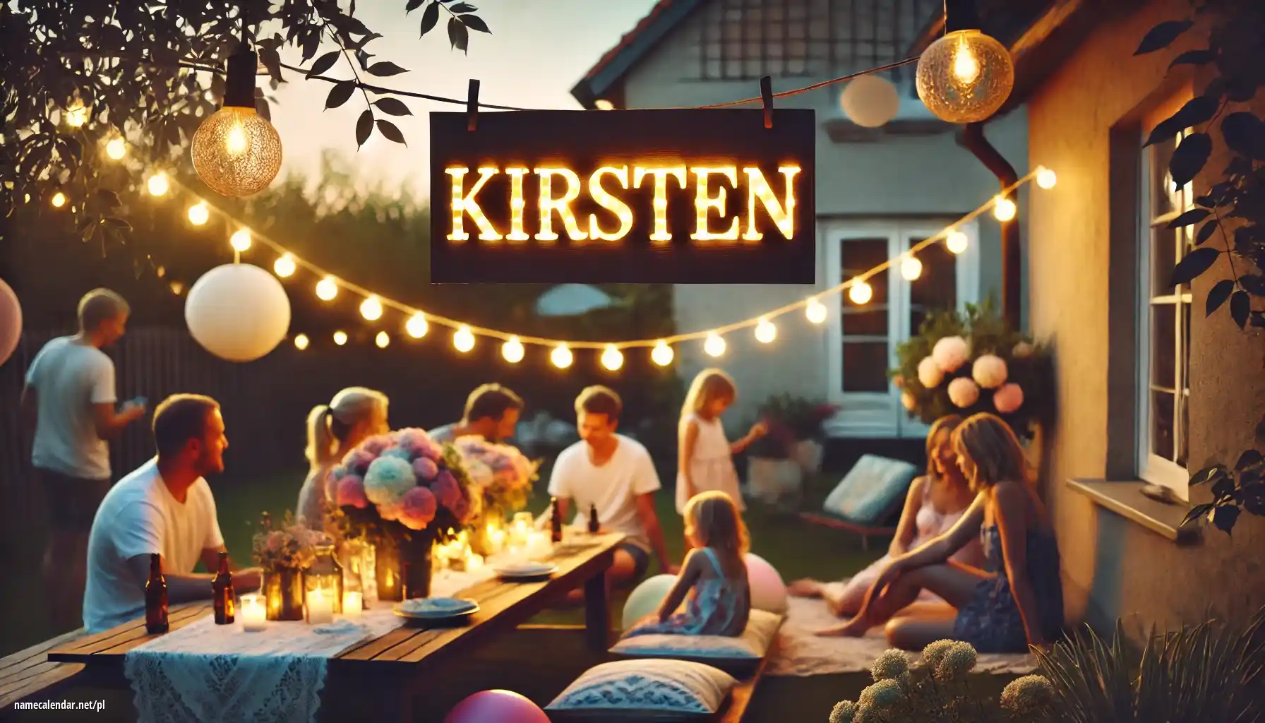 Uroczystość imieninowa i imieninowa - Kirsten