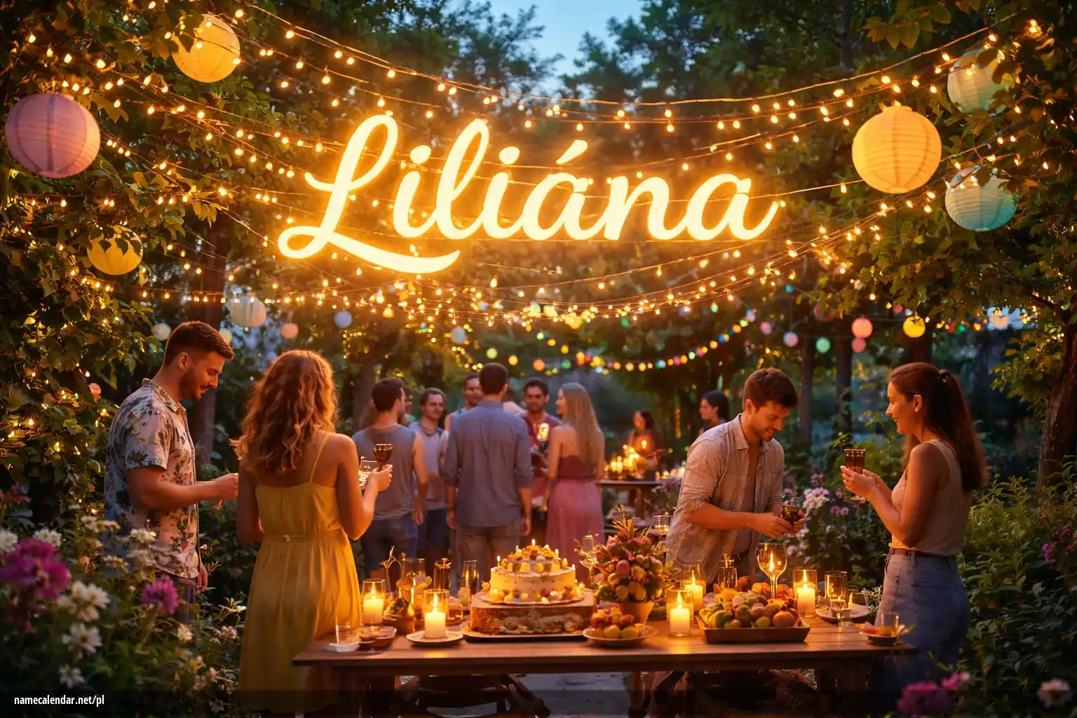 Uroczystość imieninowa i imieninowa - Liliána