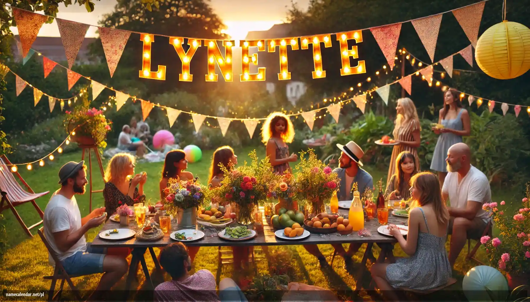 Uroczystość imieninowa i imieninowa - Lynette