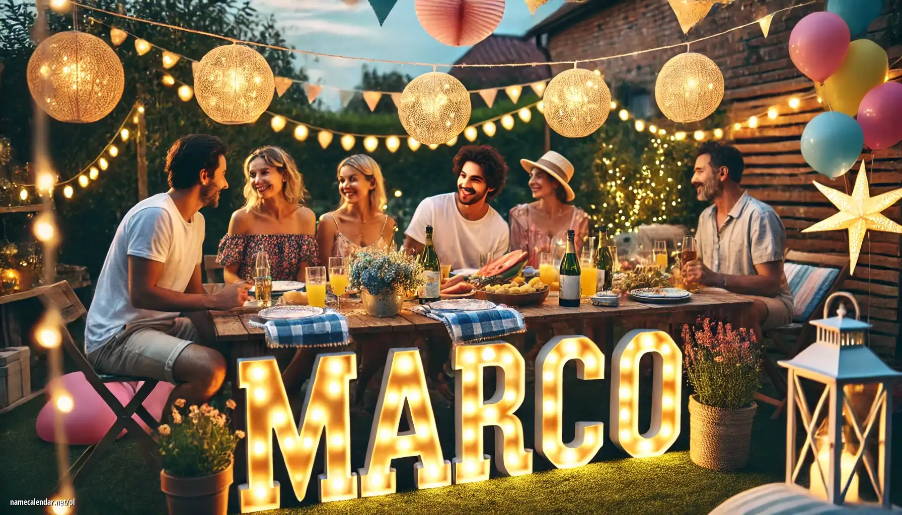 Uroczystość imieninowa i imieninowa - Marco