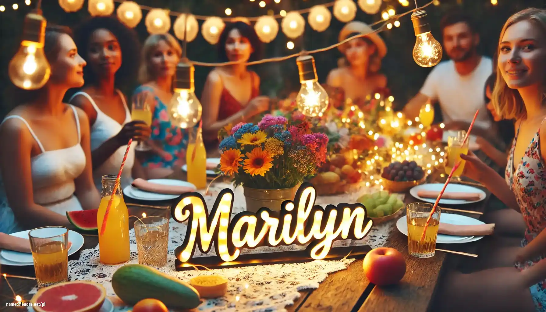 Uroczystość imieninowa i imieninowa - Marilyn