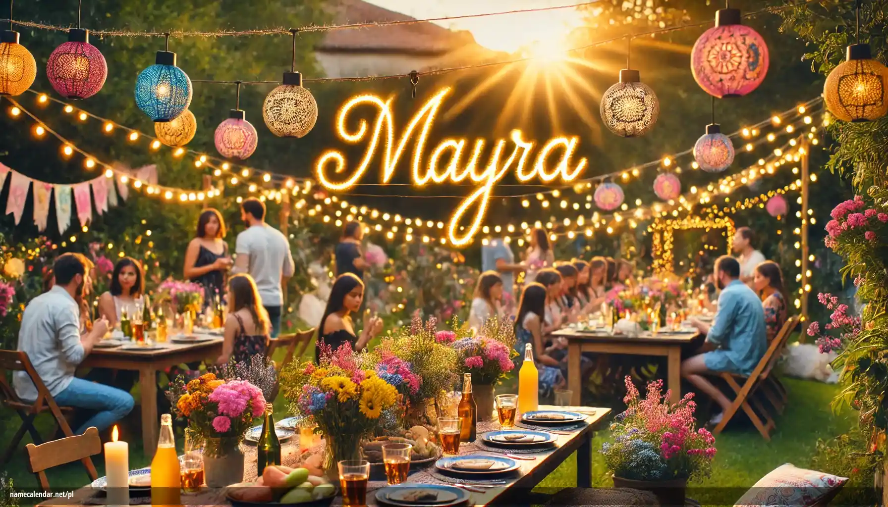 Uroczystość imieninowa i imieninowa - Mayra