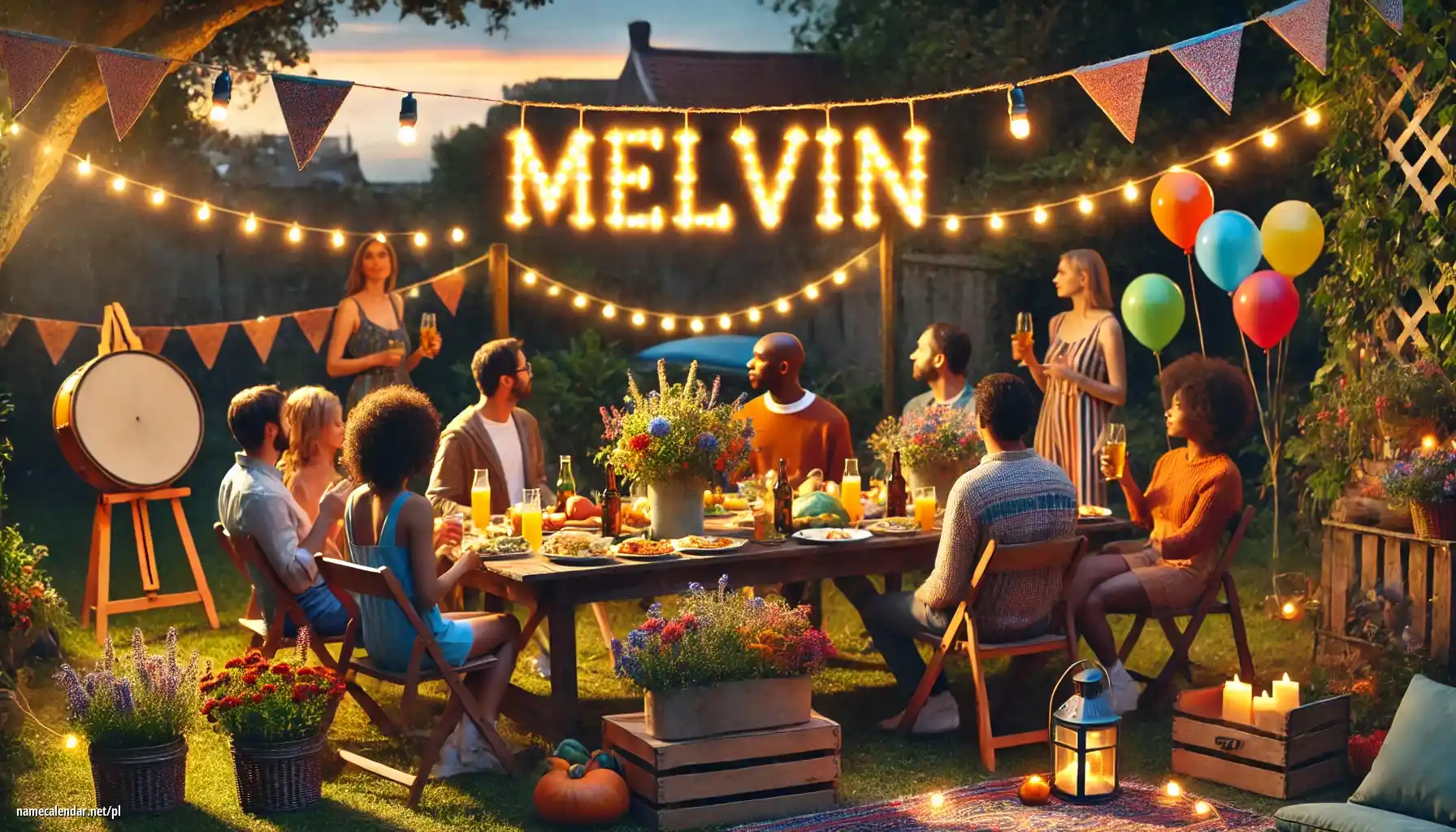 Uroczystość imieninowa i imieninowa - Melvin