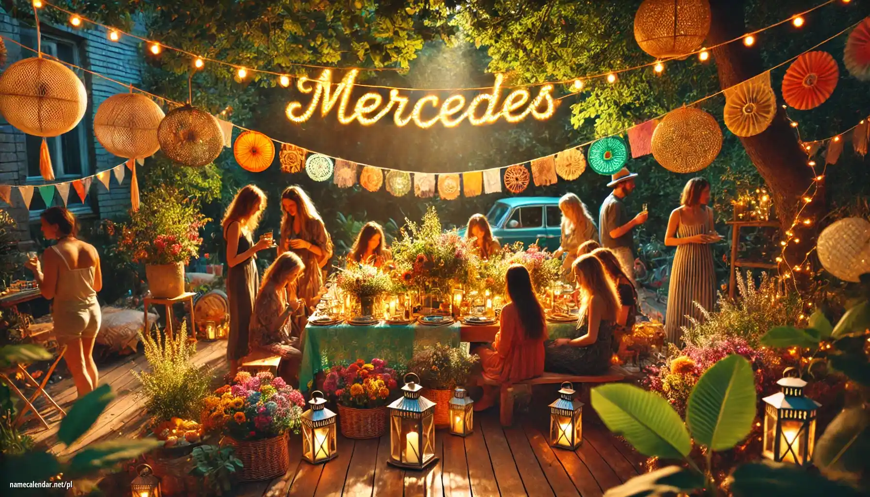 Uroczystość imieninowa i imieninowa - Mercedes