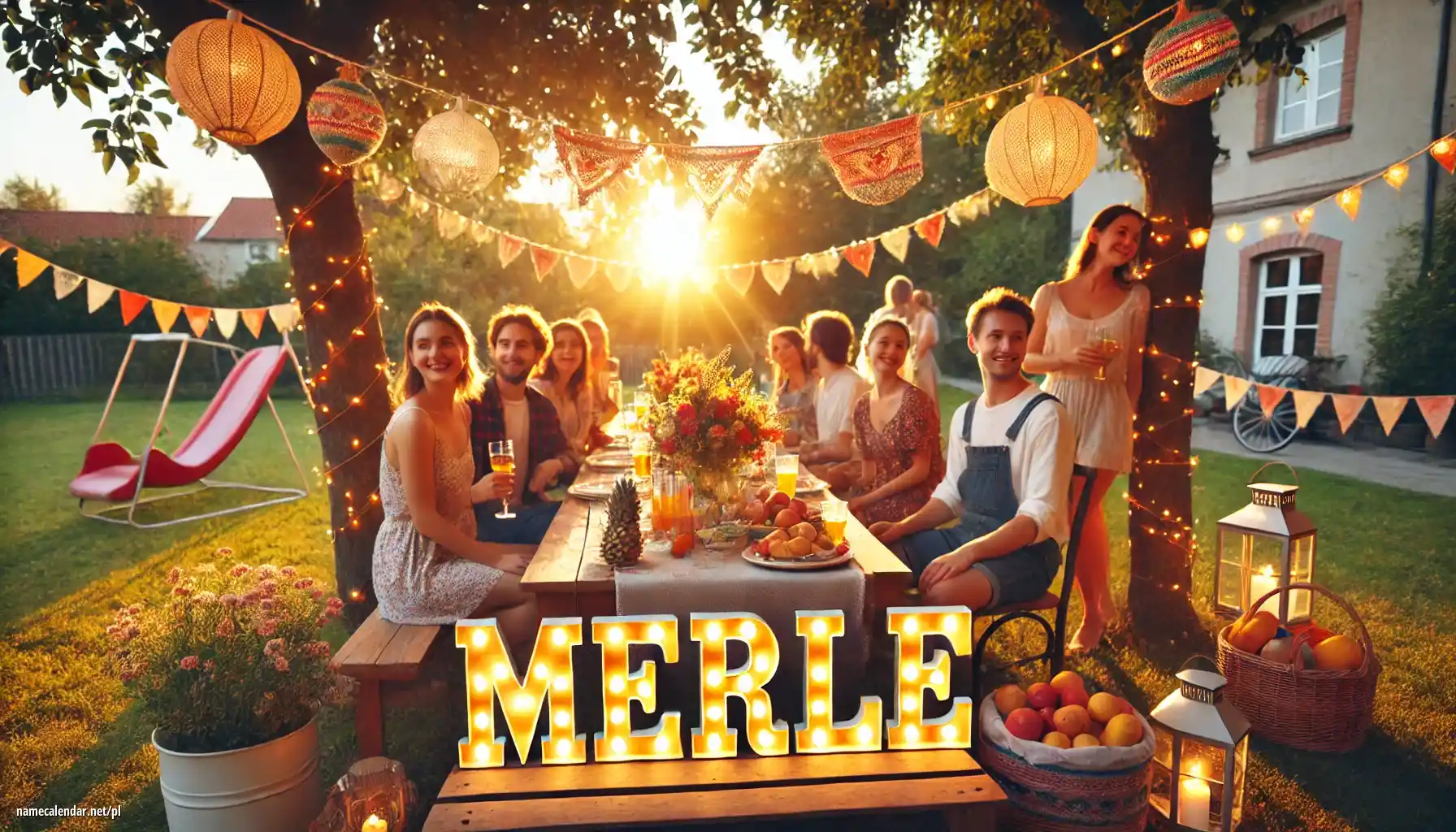 Uroczystość imieninowa i imieninowa - Merle