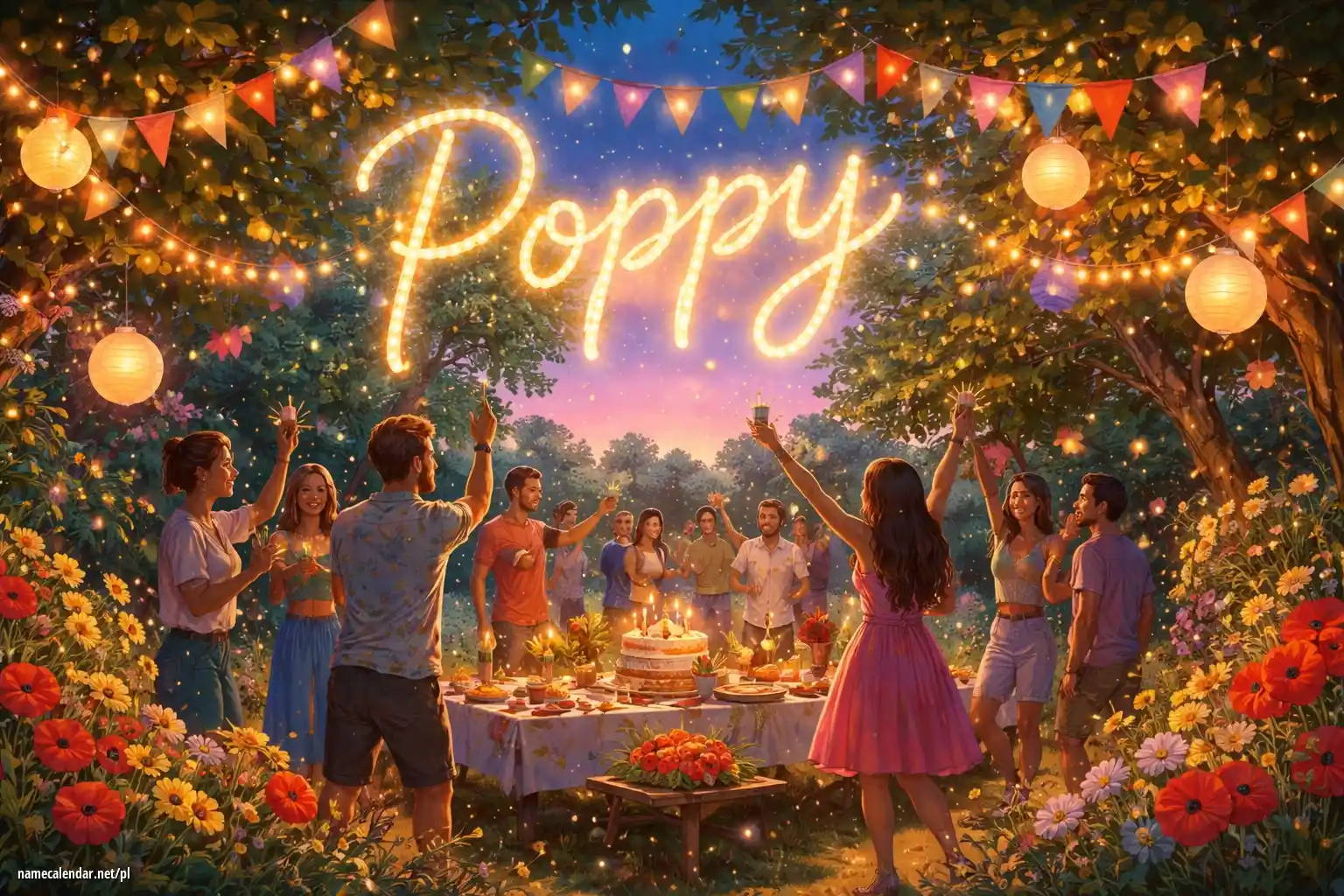 Uroczystość imieninowa i imieninowa - Poppy
