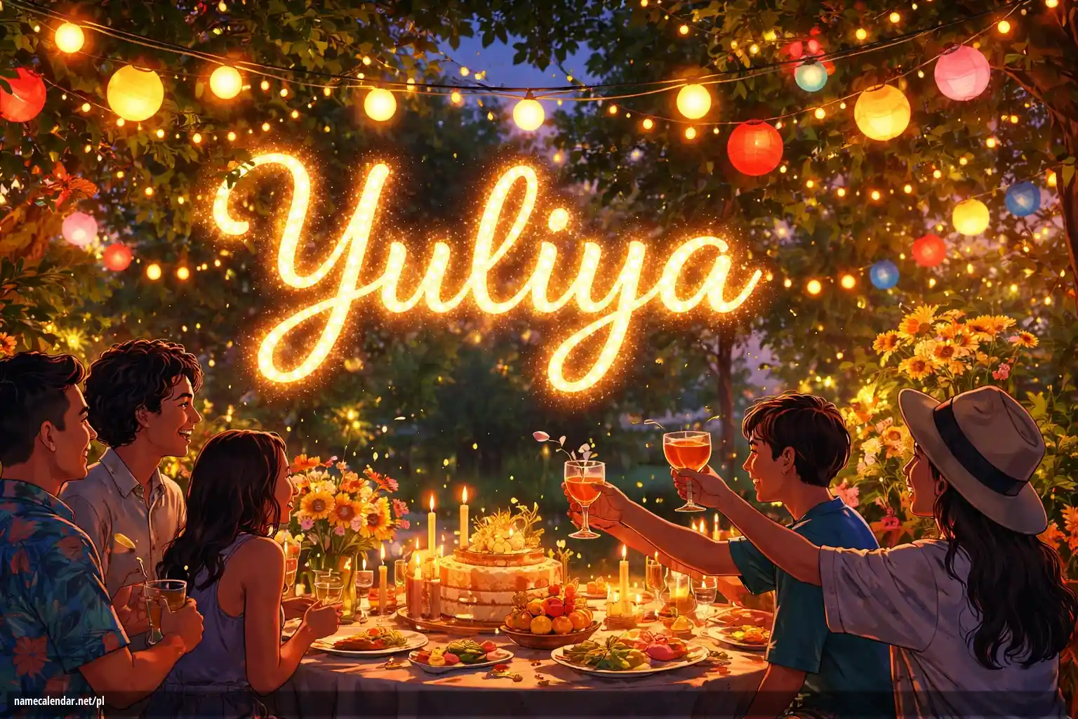 Uroczystość imieninowa i imieninowa - Yuliya