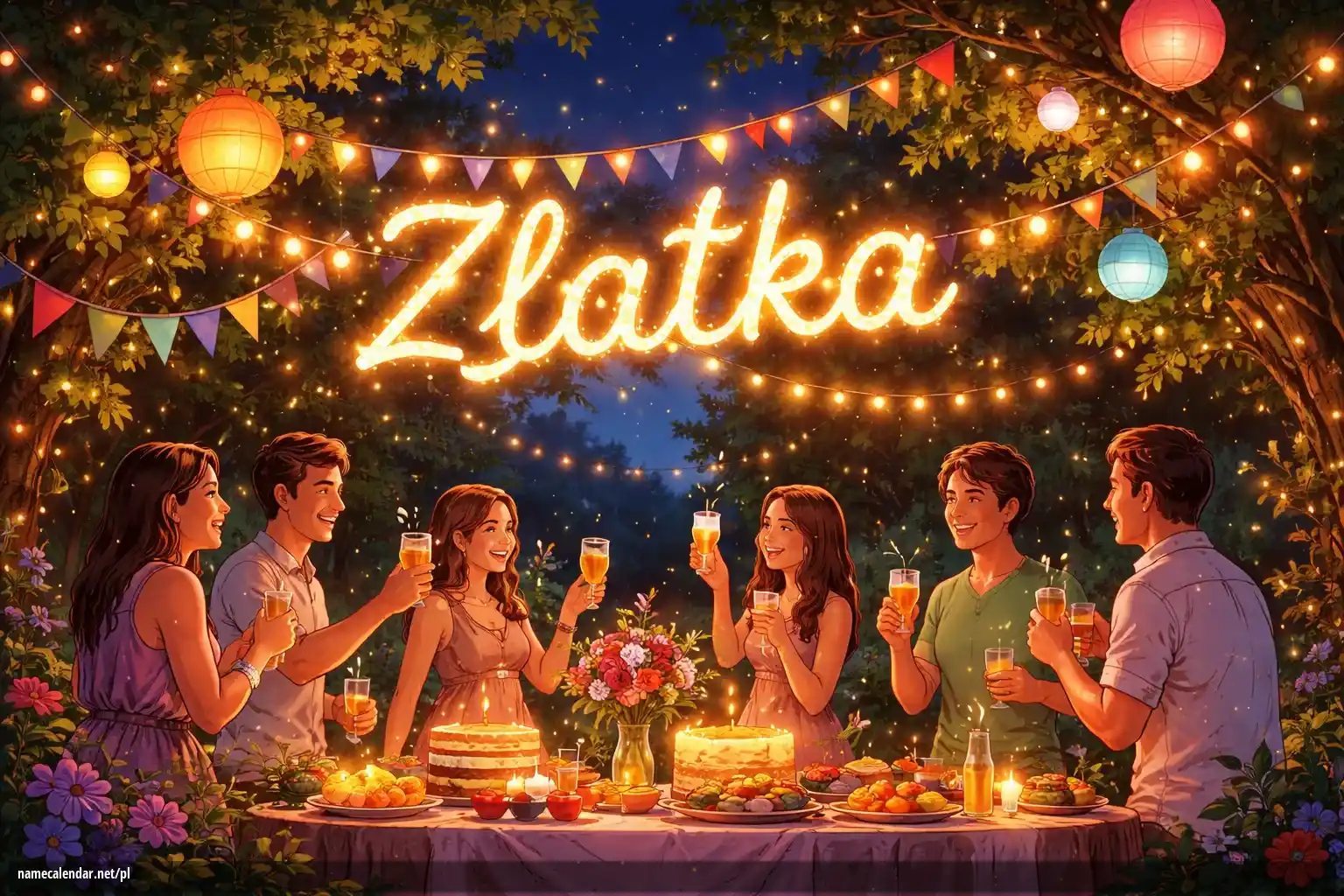 Uroczystość imieninowa i imieninowa - Zlatka