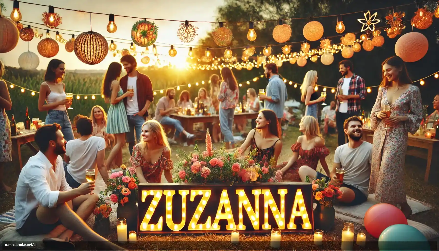 Uroczystość imieninowa i imieninowa - Zuzanna