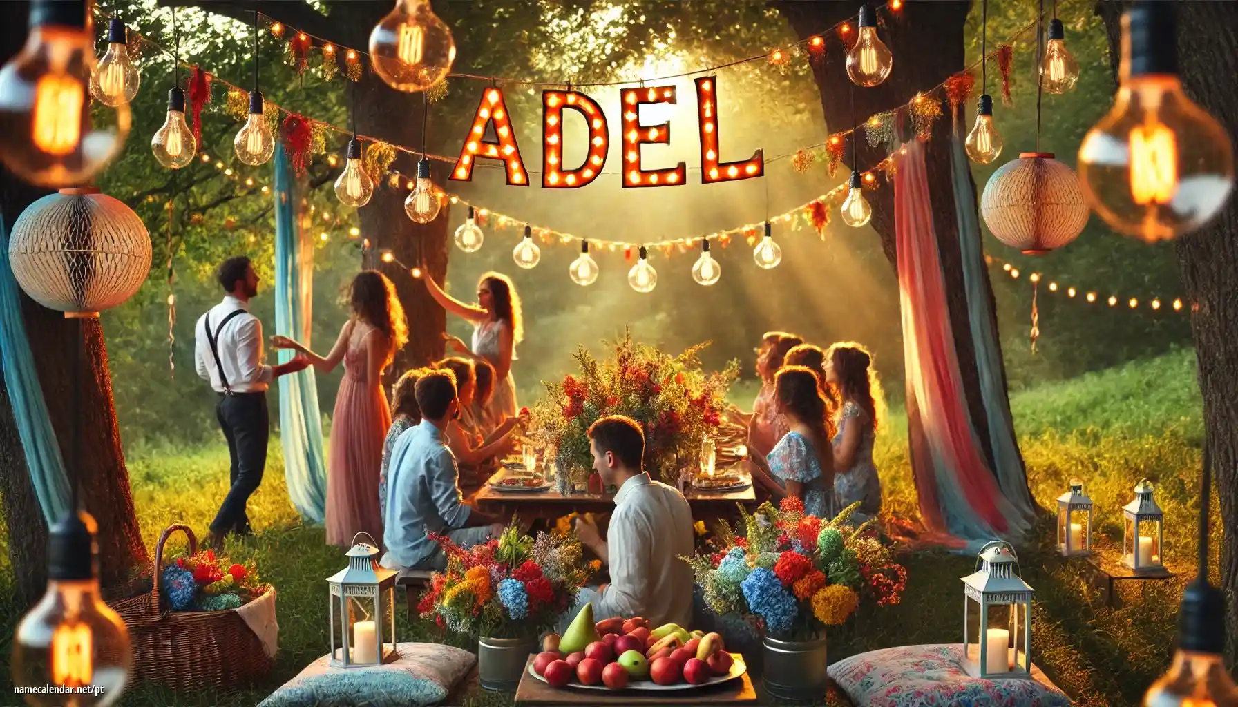 Celebração do dia do nome e nome - Adél