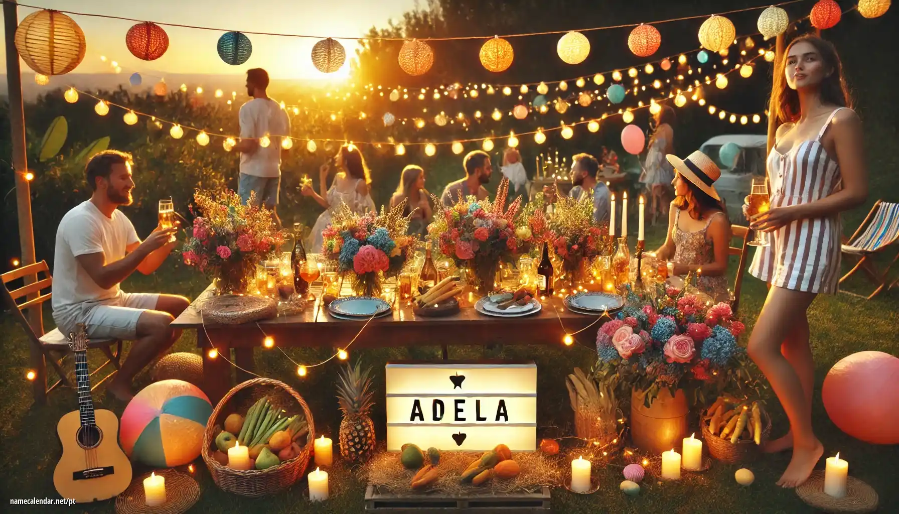 Celebração do dia do nome e nome - Adela