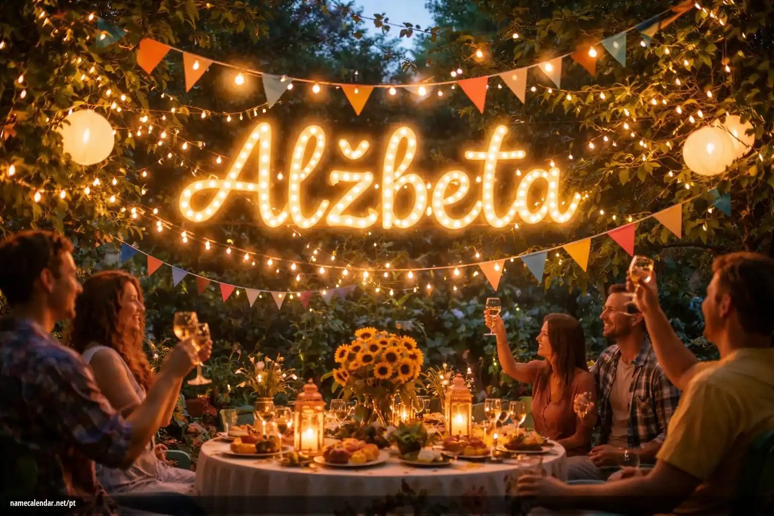 Celebração do dia do nome e nome - Alžbeta