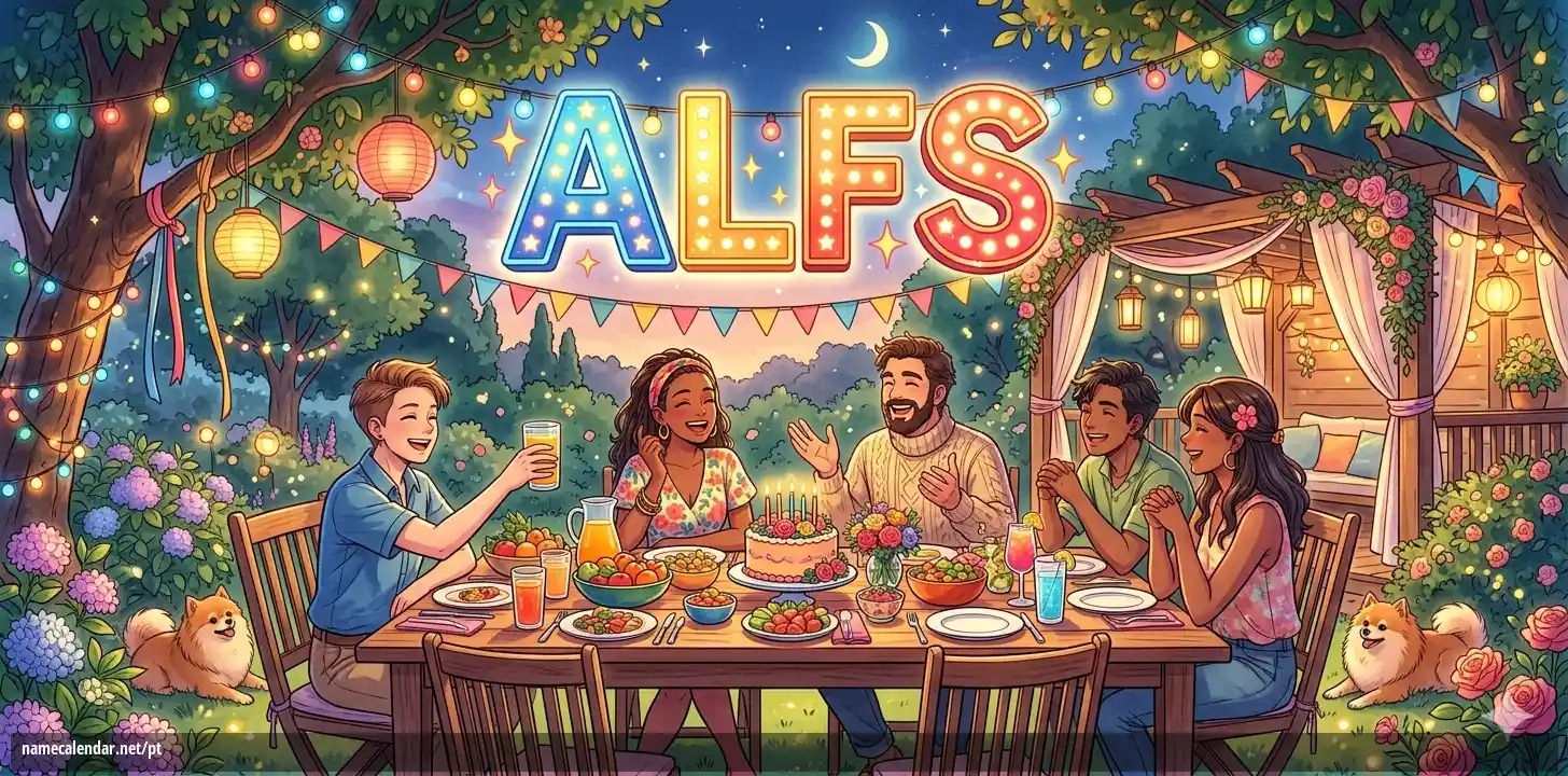 Celebração do dia do nome e nome - Alfs