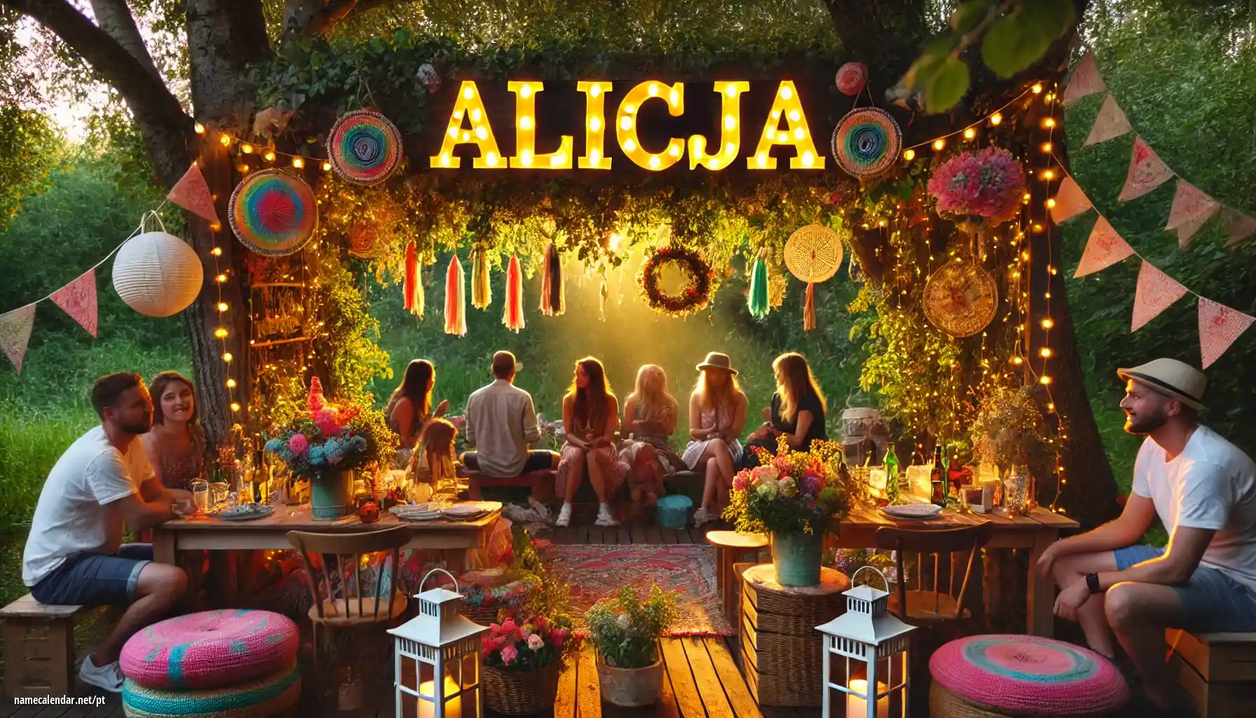 Celebração do dia do nome e nome - Alicja