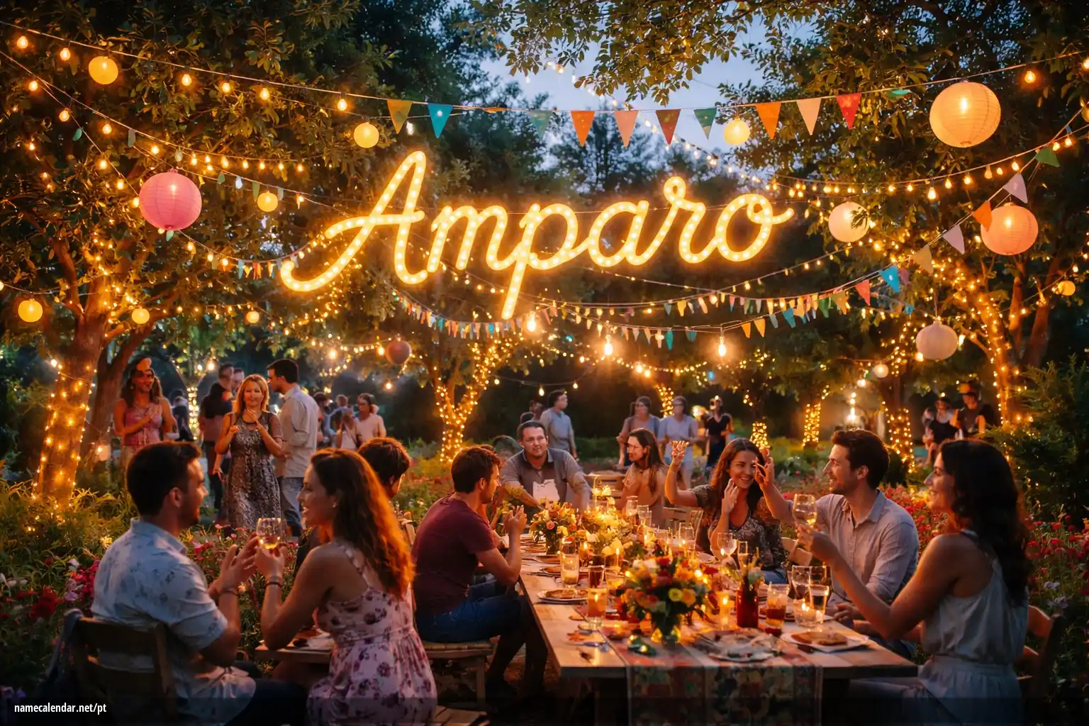 Celebração do dia do nome e nome - Amparo