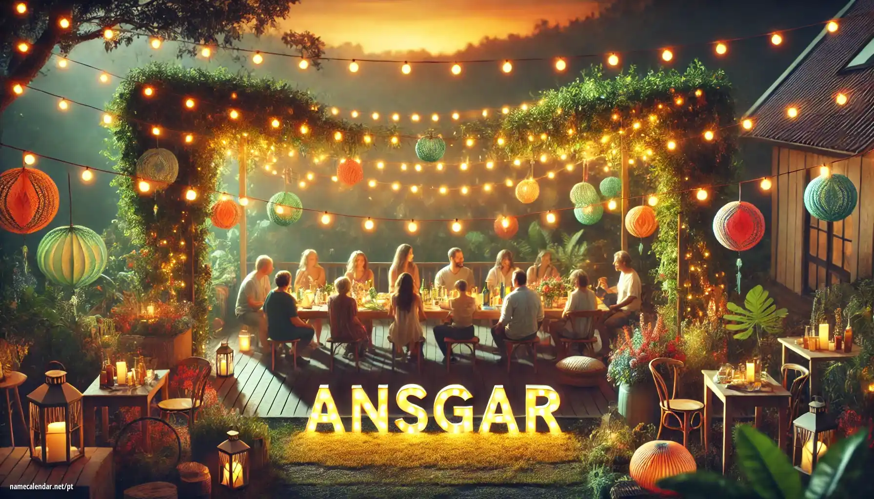 Celebração do dia do nome e nome - Ansgar