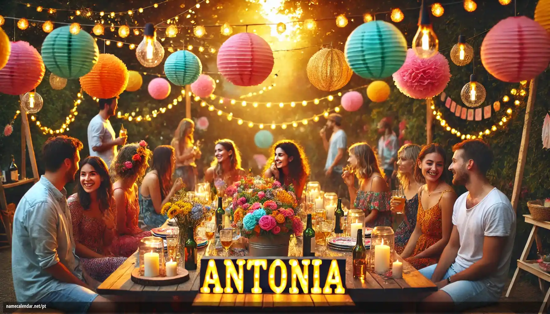 Celebração do dia do nome e nome - Antónia