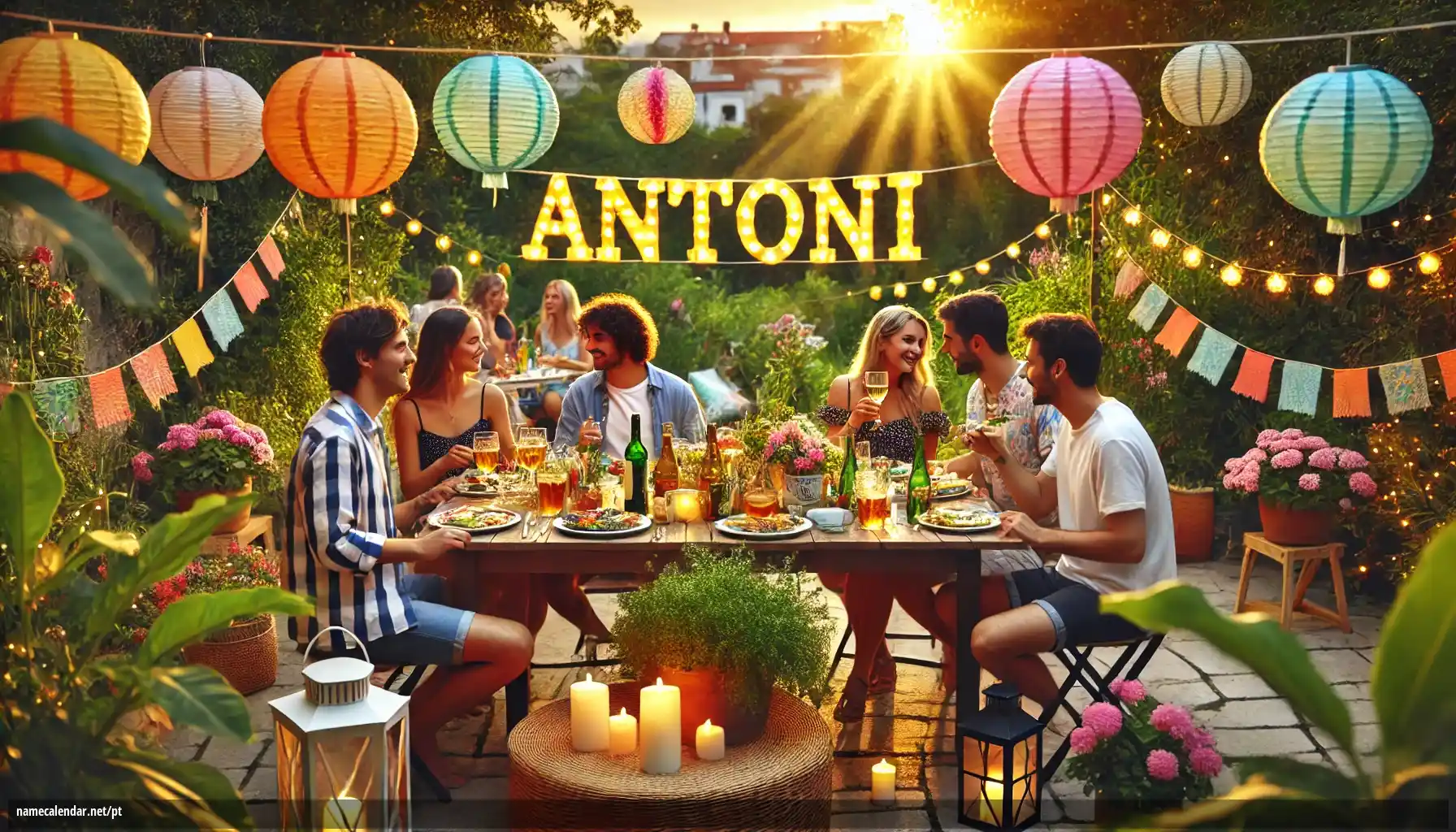 Celebração do dia do nome e nome - Antoni