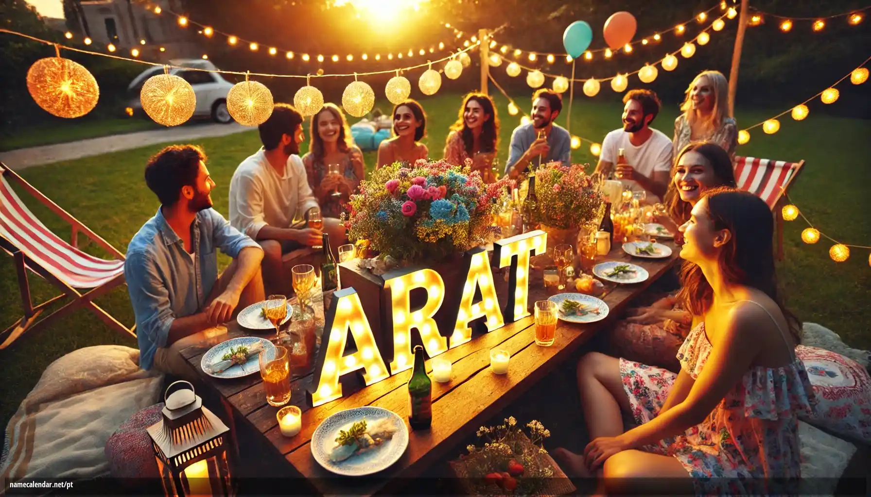 Celebração do dia do nome e nome - Arat