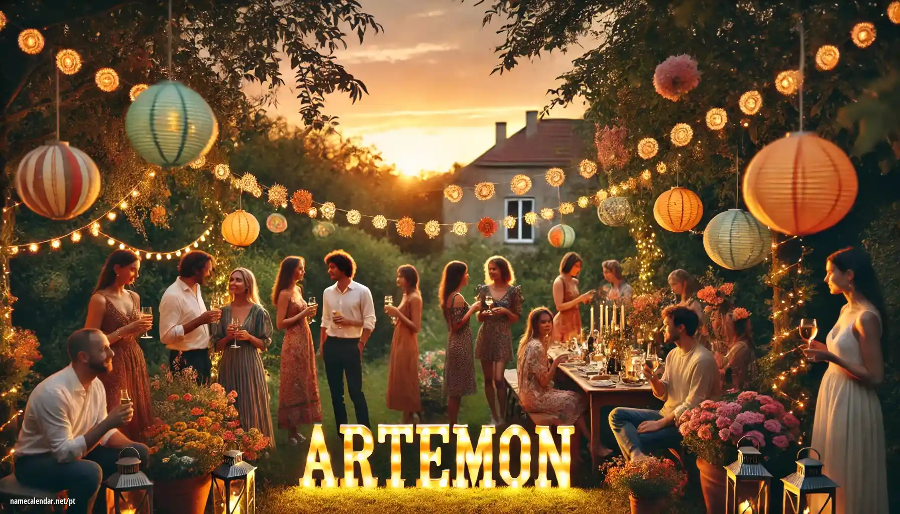 Celebração do dia do nome e nome - Artemon