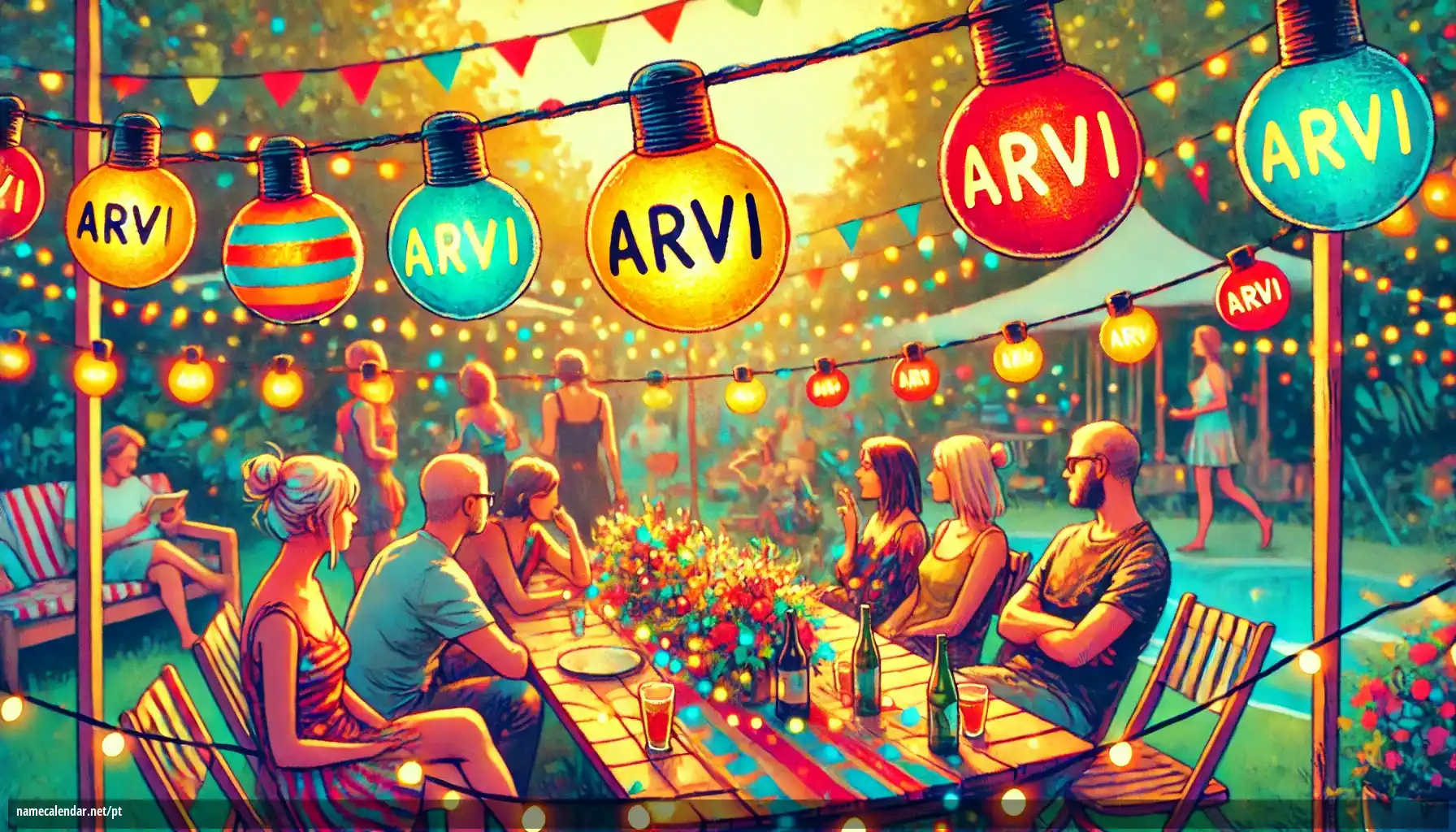 Celebração do dia do nome e nome - Arvi
