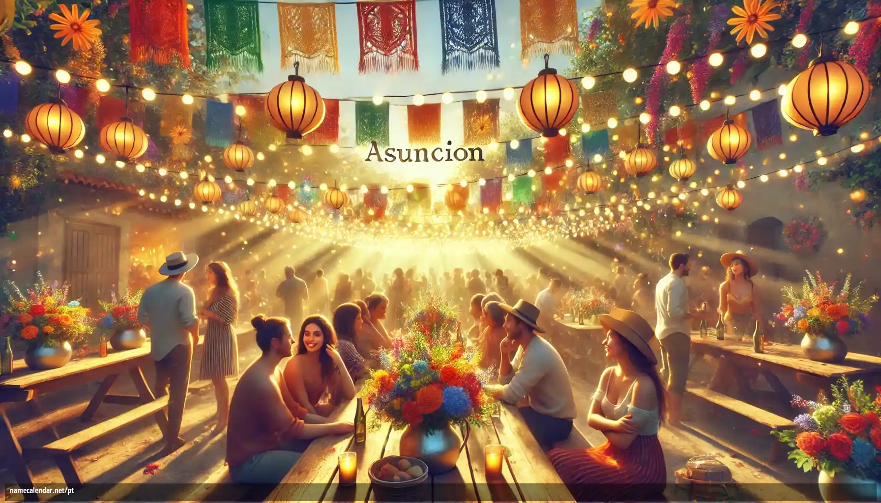 Celebração do dia do nome e nome - Asunción