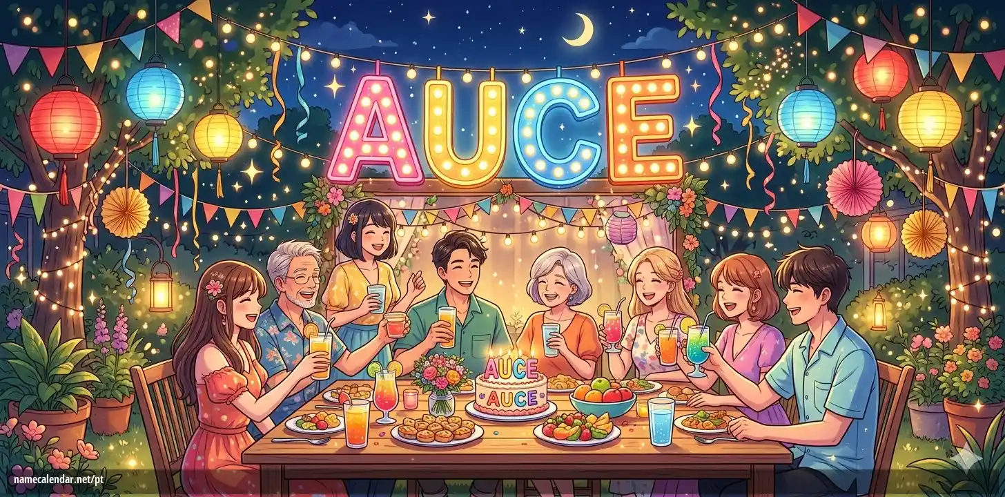 Celebração do dia do nome e nome - Auce