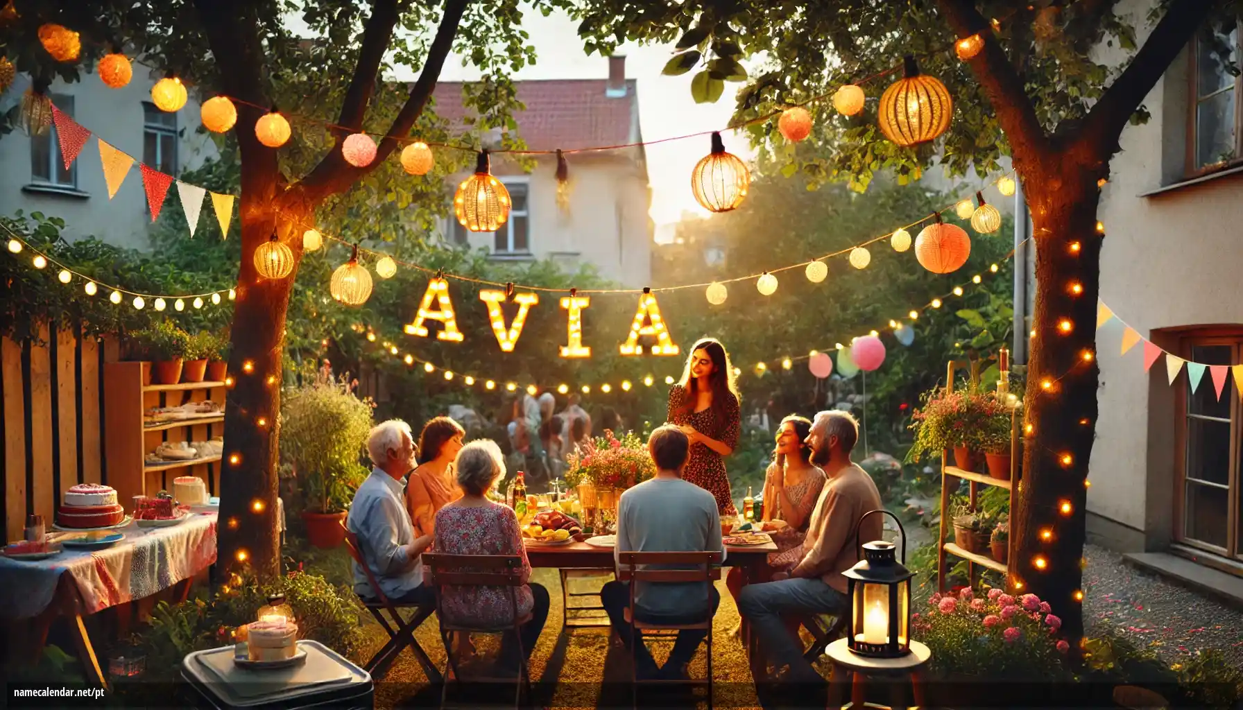 Celebração do dia do nome e nome - Avia