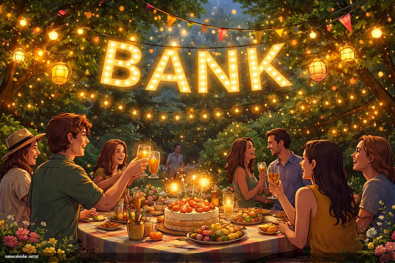 Celebração do dia do nome e nome - Bánk