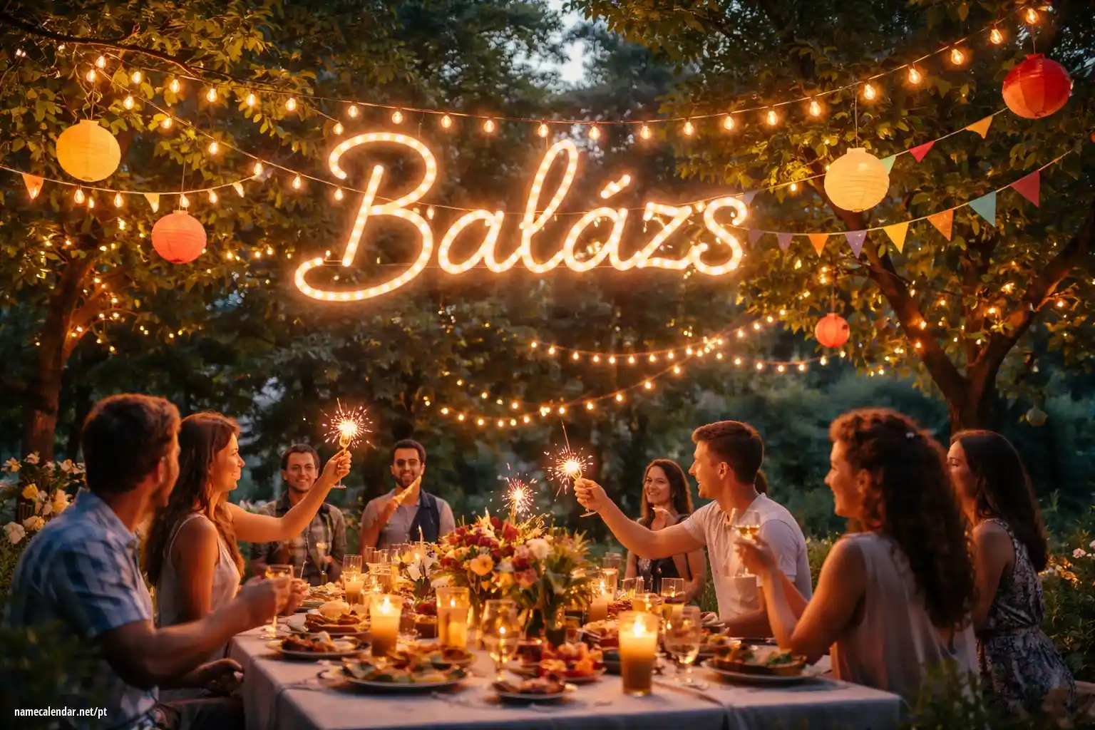 Celebração do dia do nome e nome - Balázs
