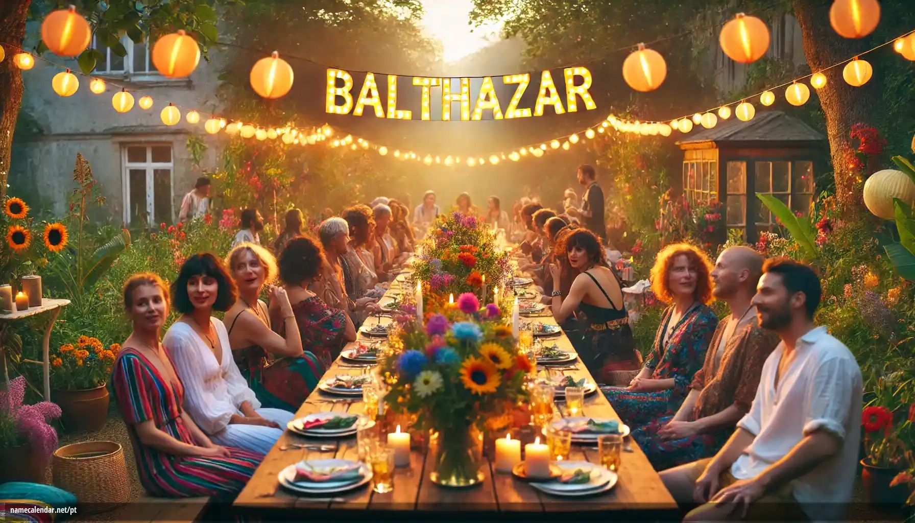 Celebração do dia do nome e nome - Balthazar