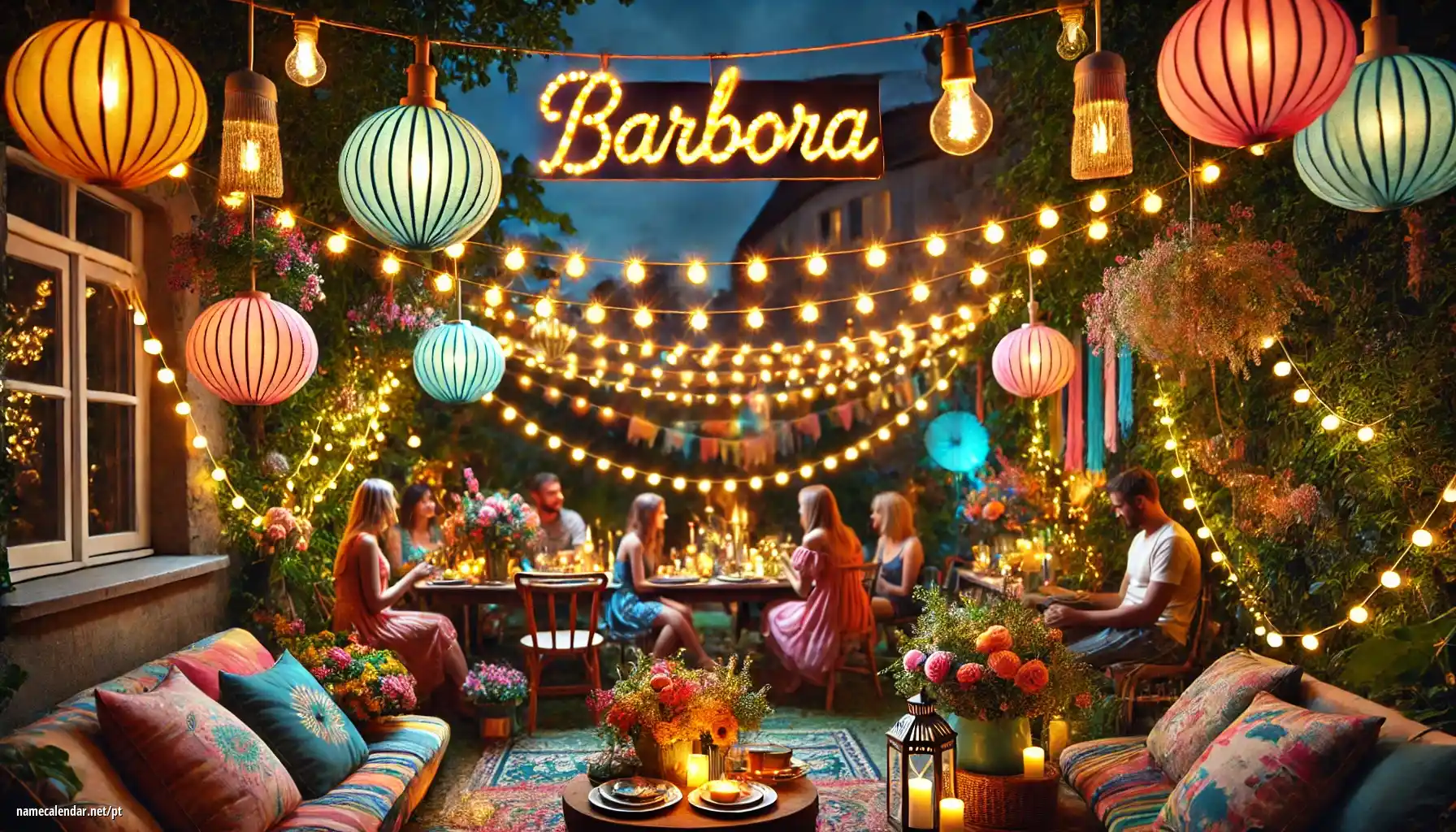 Celebração do dia do nome e nome - Barbora