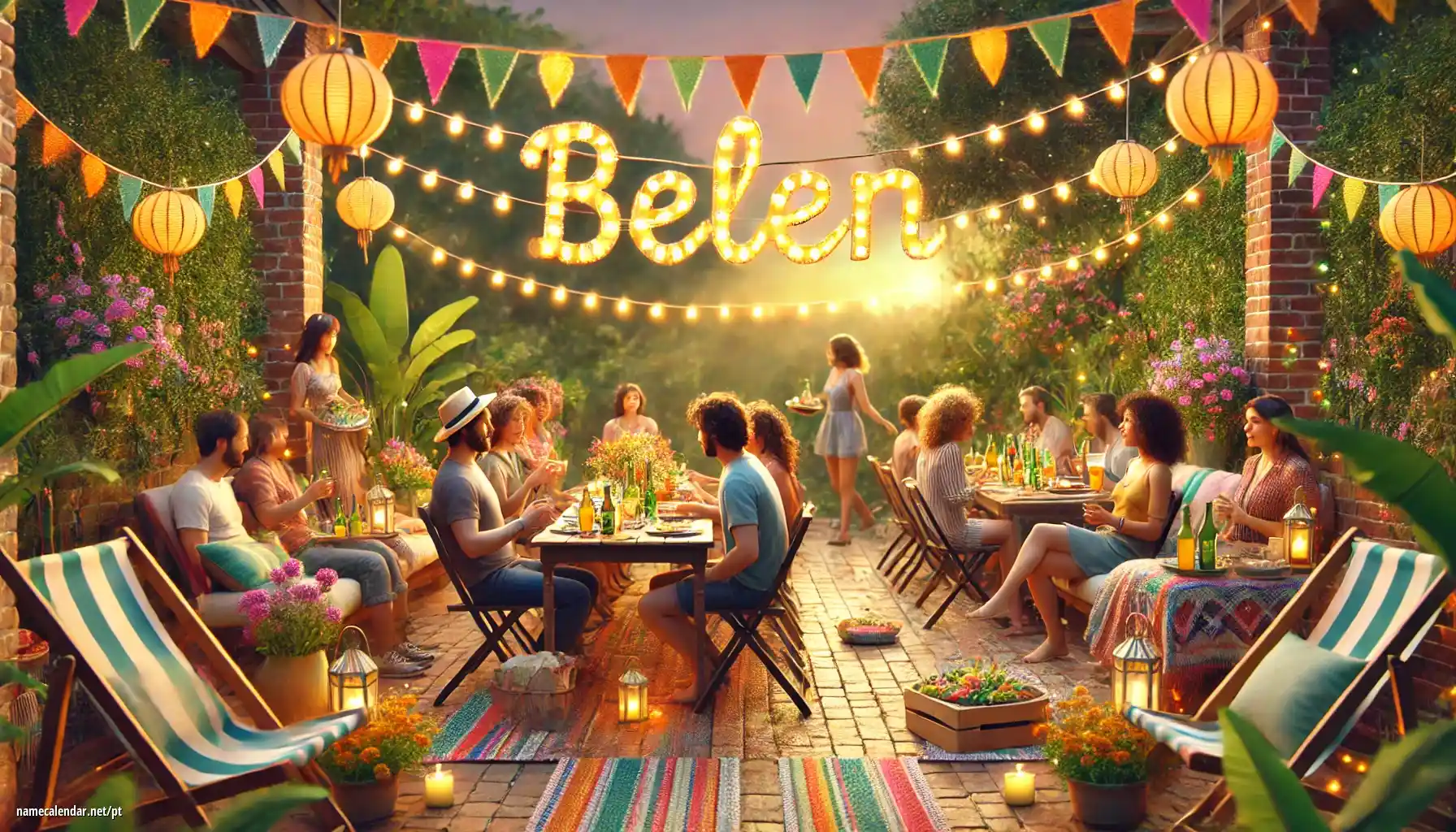 Celebração do dia do nome e nome - Belén