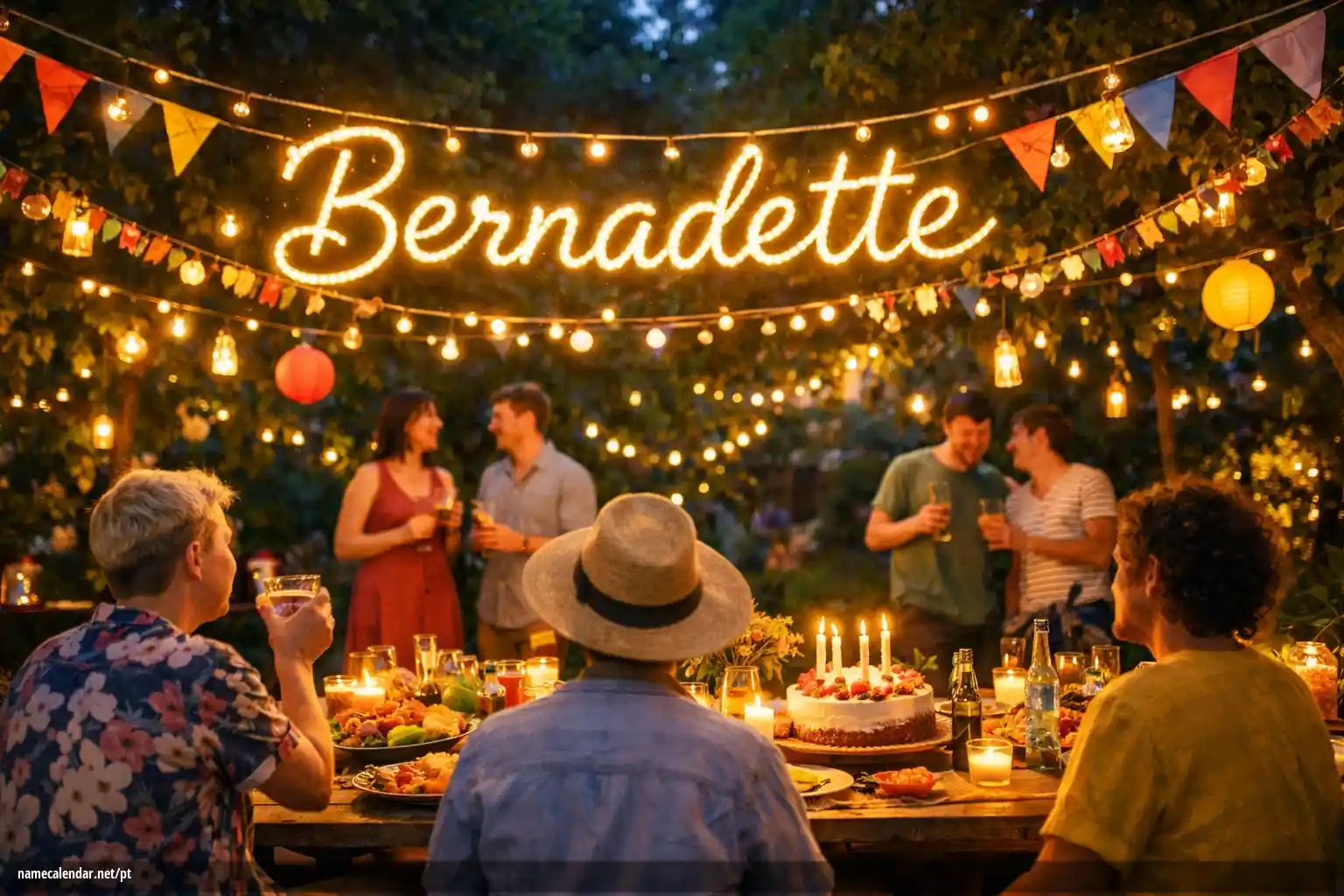 Celebração do dia do nome e nome - Bernadette