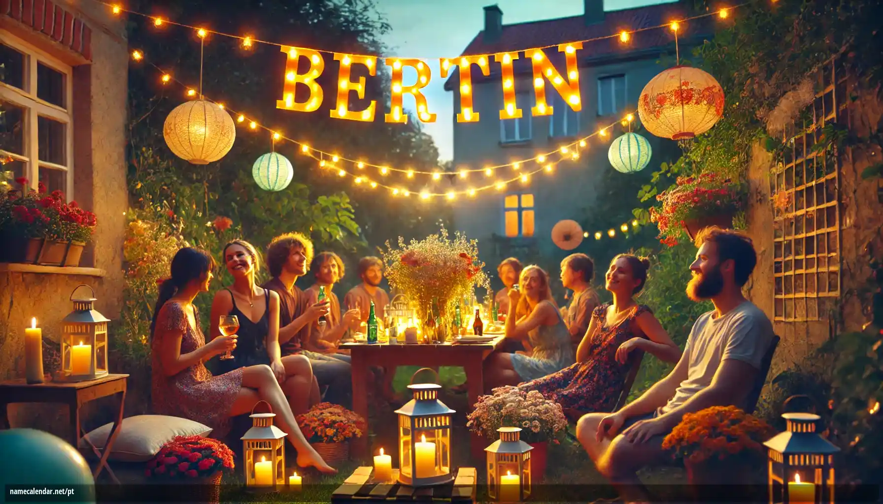 Celebração do dia do nome e nome - Bertin