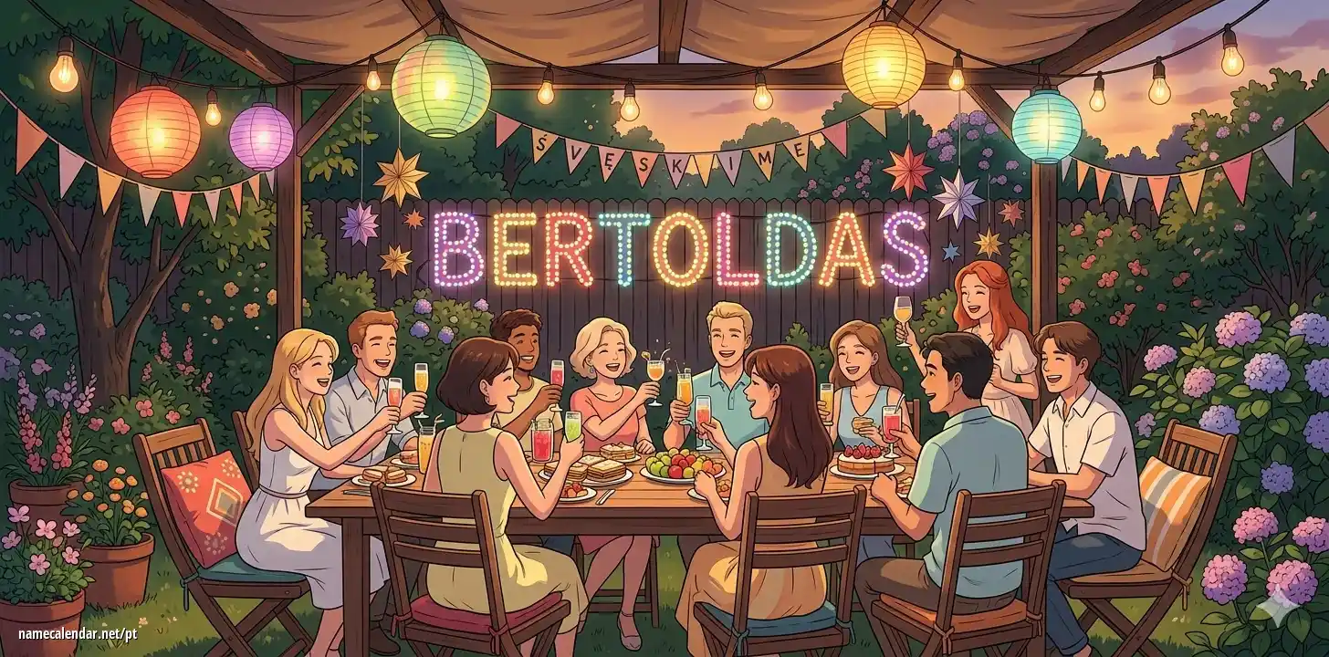 Celebração do dia do nome e nome - Bertoldas