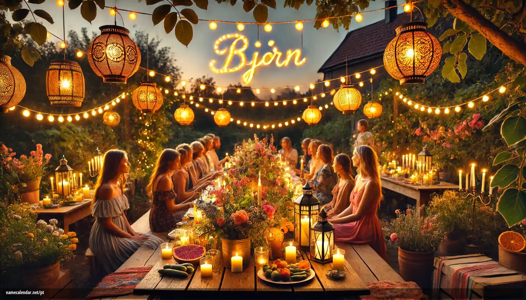 Celebração do dia do nome e nome - Bjørn