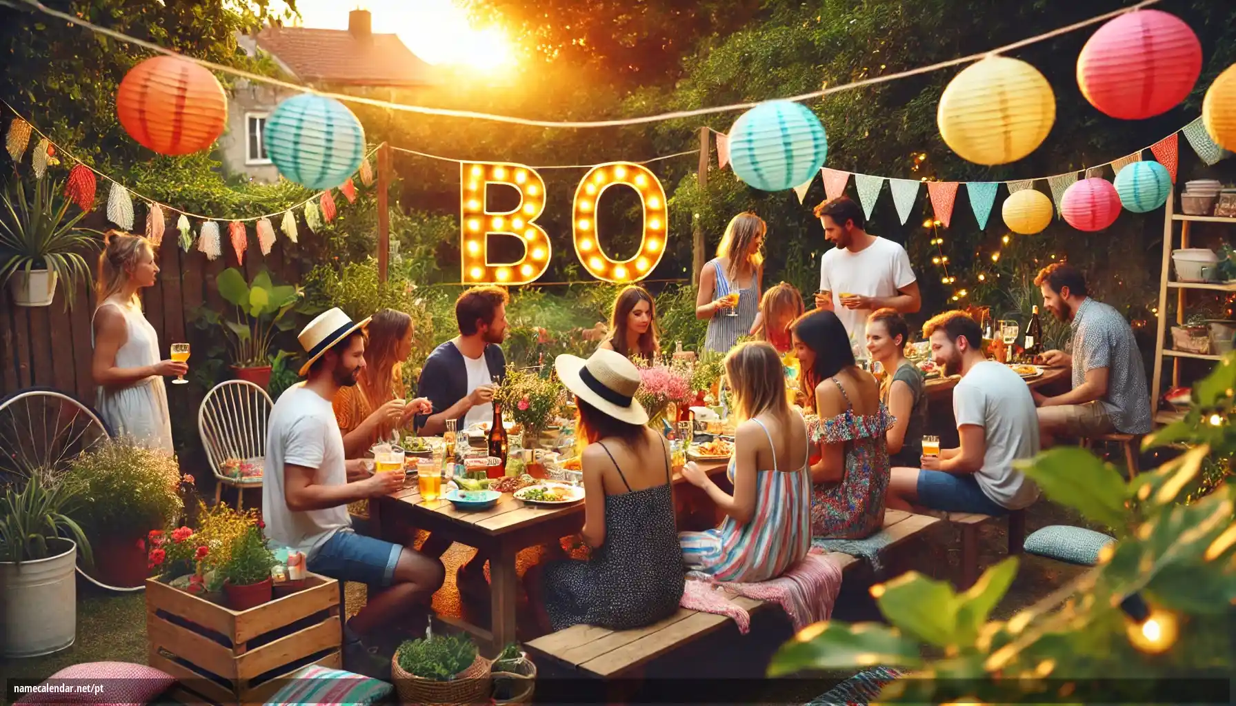 Celebração do dia do nome e nome - Bo