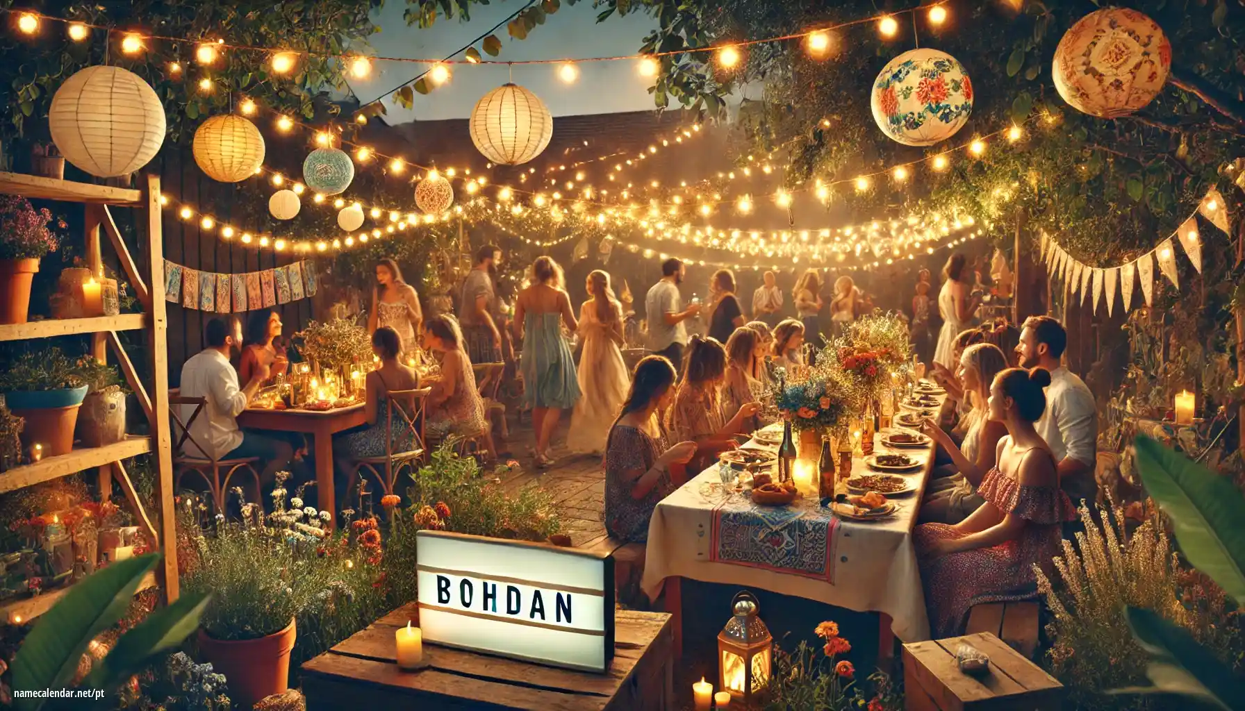 Celebração do dia do nome e nome - Bohdan