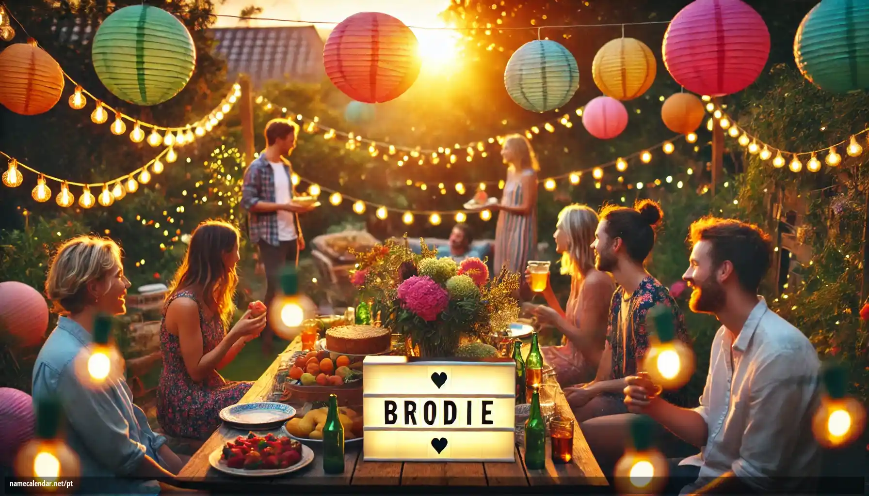 Celebração do dia do nome e nome - Brodie