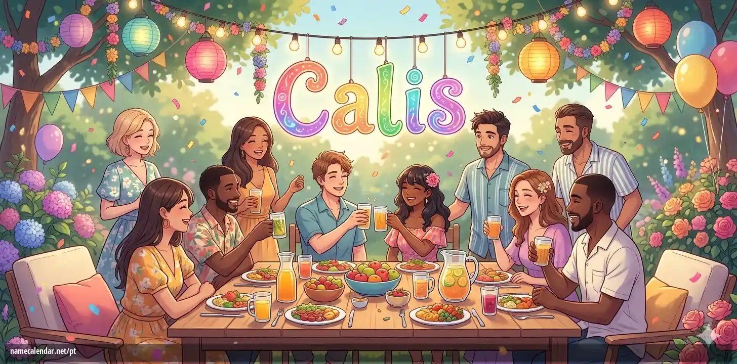 Celebração do dia do nome e nome - Calis