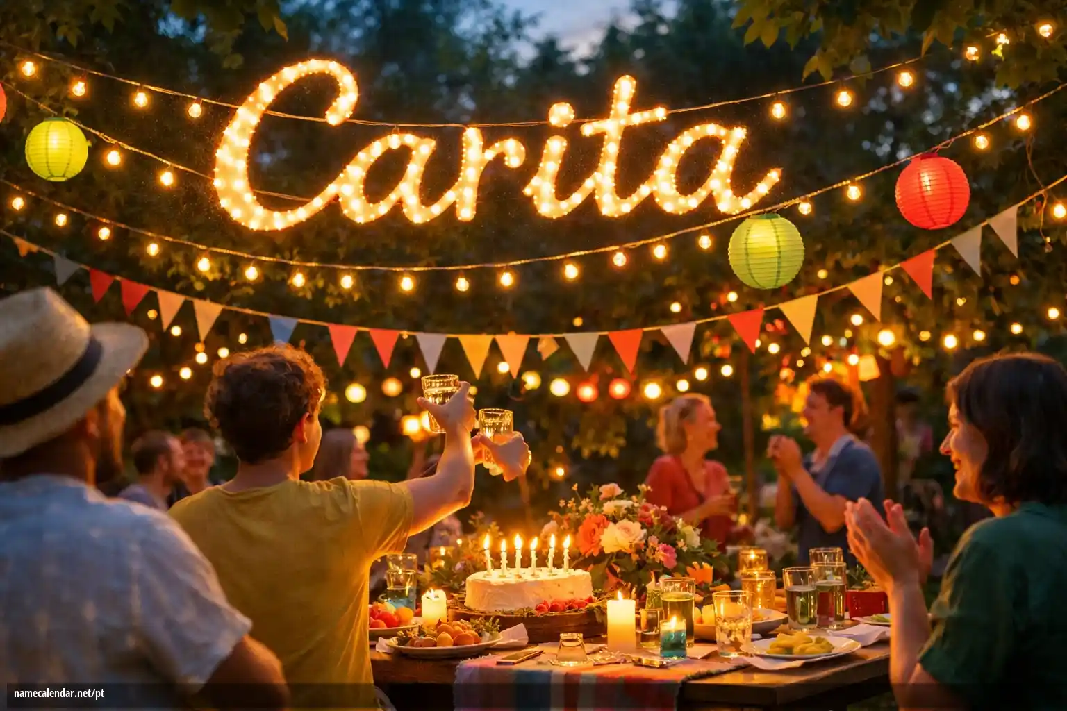 Celebração do dia do nome e nome - Carita